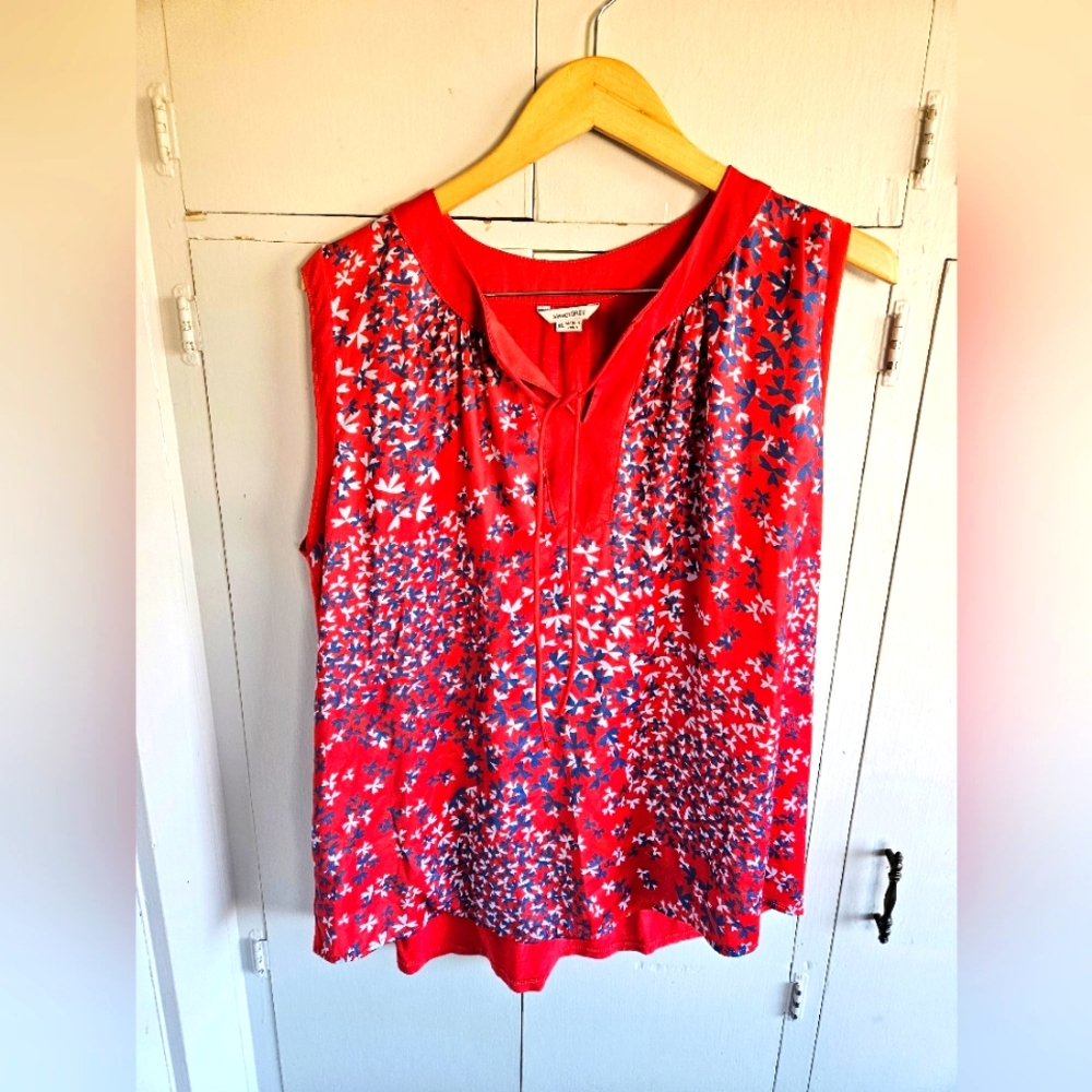 Sweet Grey Size XL sleeveless blouse
